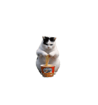 動く！猫ミーム(パート24)（個別スタンプ：22）