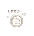 ハリネズミと推し活*白（個別スタンプ：26）