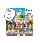 #popular store9  英語版（個別スタンプ：8）