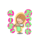 巻き巻きママの日常会話スタンプ（個別スタンプ：1）