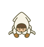 【ももず】イカになりたい（個別スタンプ：2）