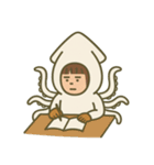 【ももず】イカになりたい（個別スタンプ：8）