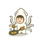 【ももず】イカになりたい（個別スタンプ：10）