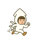 【ももず】イカになりたい（個別スタンプ：15）