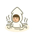 【ももず】イカになりたい（個別スタンプ：16）