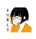 【16タイプ】INTP 考えすぎ天才スタンプ（個別スタンプ：36）