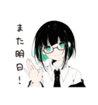 【16タイプ】INTP 考えすぎ天才スタンプ（個別スタンプ：40）