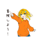 【16タイプ】ENFP 自由奔放な子犬スタンプ（個別スタンプ：4）