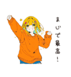 【16タイプ】ENFP 自由奔放な子犬スタンプ（個別スタンプ：22）