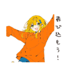 【16タイプ】ENFP 自由奔放な子犬スタンプ（個別スタンプ：24）