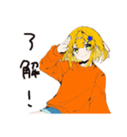 【16タイプ】ENFP 自由奔放な子犬スタンプ（個別スタンプ：28）