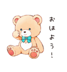 やさしいくまの読書時間（個別スタンプ：3）