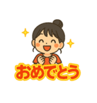 可愛い女子ずっと使える日常スタンプ②（個別スタンプ：20）