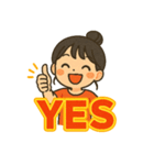 可愛い女子ずっと使える日常スタンプ②（個別スタンプ：35）