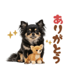 いつでも使える♡ブラックタンのチワワ（個別スタンプ：29）