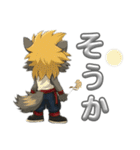 WOLFKING.【ウルフキングの日常】（個別スタンプ：7）