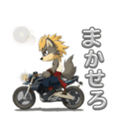 WOLFKING.【ウルフキングの日常】（個別スタンプ：24）