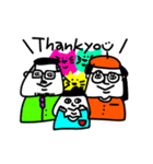 MEZ.ブスかわ夫婦ぽい.1（個別スタンプ：5）