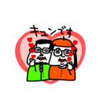 MEZ.ブスかわ夫婦ぽい.1（個別スタンプ：29）