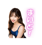 関西弁のセクシー競泳水着の美女＠方言（個別スタンプ：5）