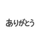 ♡ゆるゆる文字スタンプ♡挨拶〜日常使い用（個別スタンプ：17）