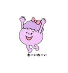 まんまるな仲間たち♡♡あいづちスタンプ（個別スタンプ：4）