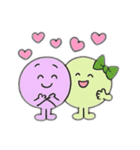 まんまるな仲間たち♡♡あいづちスタンプ（個別スタンプ：15）