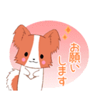 飛び出す！ちびパピヨン17【敬語】（個別スタンプ：20）