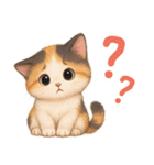 Vol.3☆【敬語/初夏】ふわふわ三毛猫（個別スタンプ：30）