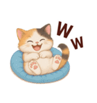 Vol.3☆【敬語/初夏】ふわふわ三毛猫（個別スタンプ：31）