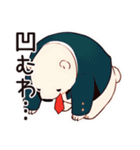 しろくま先輩社員のちょっとネガティブ気分（個別スタンプ：18）