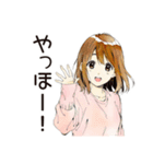 ふつうの女の子のキャンパスライフ（個別スタンプ：3）