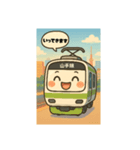 楽しい電車の仲間たち（個別スタンプ：3）
