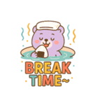 ポップkawaiiくまの毎日スタンプ（個別スタンプ：11）