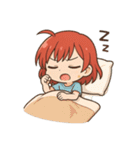 赤髪あかりん、参上！（個別スタンプ：3）