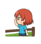 赤髪あかりん、参上！（個別スタンプ：4）