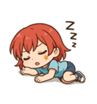 赤髪あかりん、参上！（個別スタンプ：7）