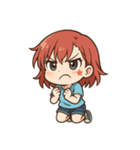 赤髪あかりん、参上！（個別スタンプ：8）