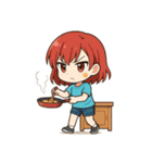赤髪あかりん、参上！（個別スタンプ：17）