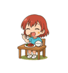 赤髪あかりん、参上！（個別スタンプ：24）