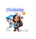 スーパーモデル Yuki.K LINEスタンプ（個別スタンプ：5）