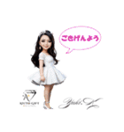 スーパーモデル Yuki.K LINEスタンプ（個別スタンプ：7）