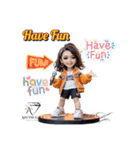 スーパーモデル Yuki.K LINEスタンプ（個別スタンプ：12）