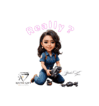 スーパーモデル Yuki.K LINEスタンプ（個別スタンプ：15）