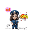 スーパーモデル Yuki.K LINEスタンプ（個別スタンプ：16）
