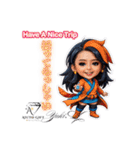 スーパーモデル Yuki.K LINEスタンプ（個別スタンプ：19）