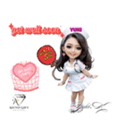 スーパーモデル Yuki.K LINEスタンプ（個別スタンプ：22）