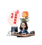 スーパーモデル Yuki.K LINEスタンプ（個別スタンプ：23）
