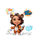 スーパーモデル Yuki.K LINEスタンプ（個別スタンプ：24）