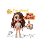 スーパーモデル Yuki.K LINEスタンプ（個別スタンプ：34）
